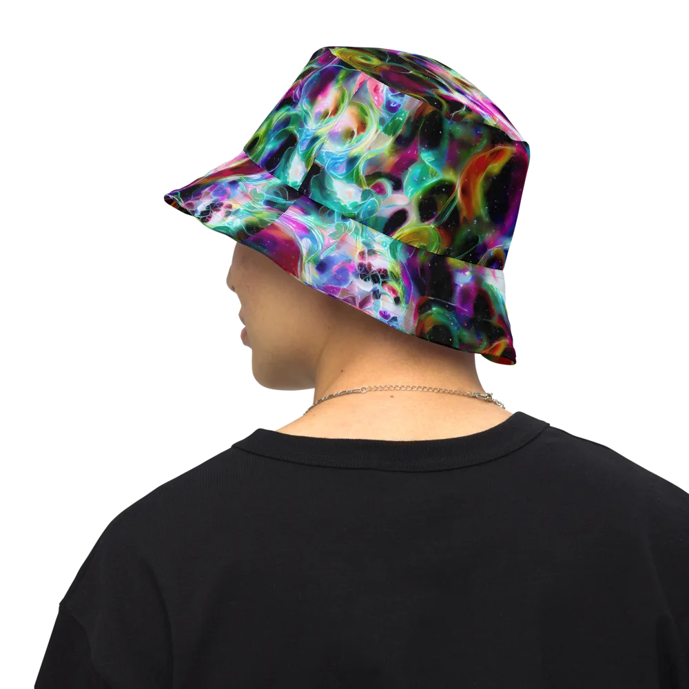 Starfire Marble on Reversible Bucket Hat — Back Inside