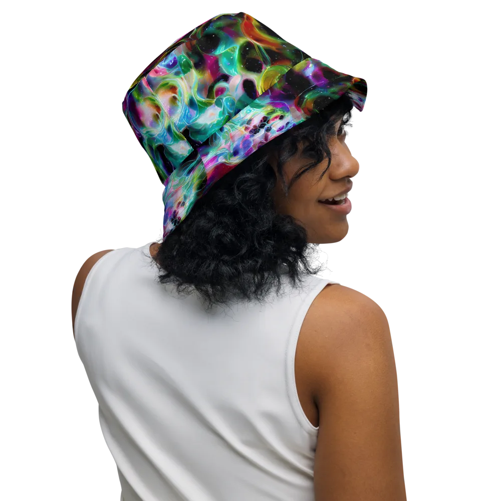Starfire Marble on Reversible Bucket Hat — Right Outside