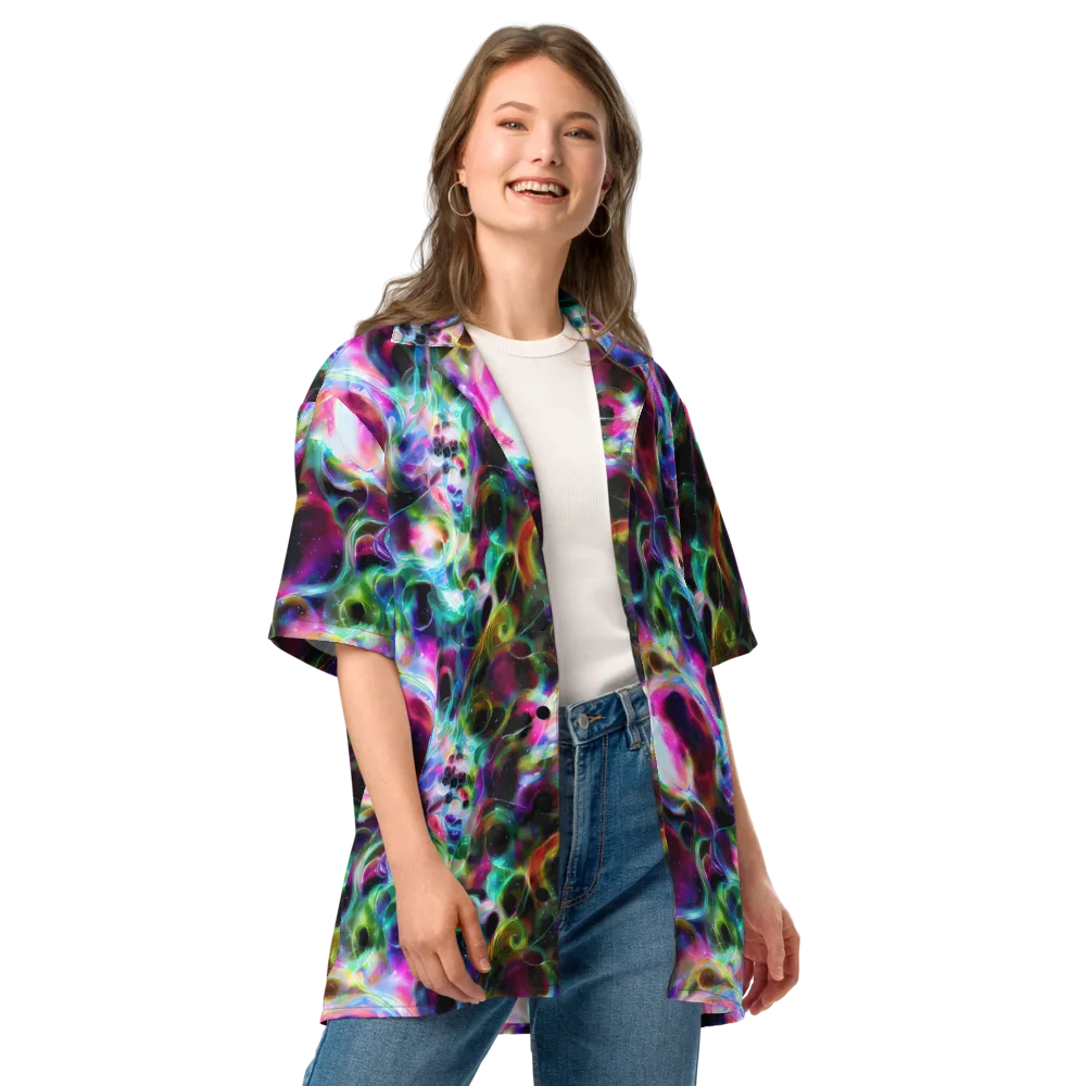 Starfire Marble on Button Shirt — Front