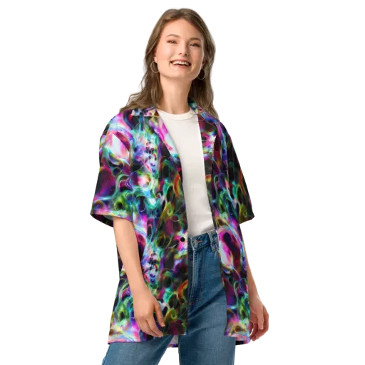 Starfire Marble on a Button Shirt