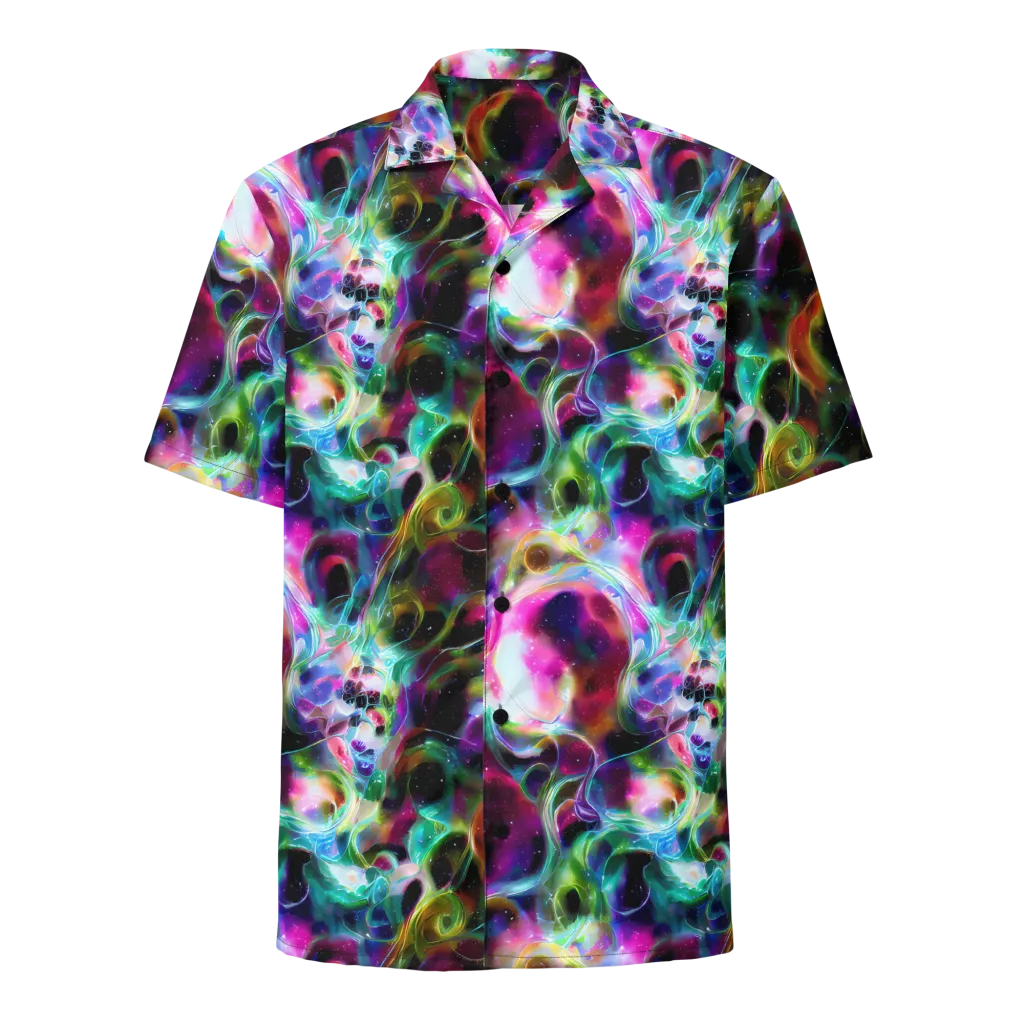 Starfire Marble on Button Shirt — Front