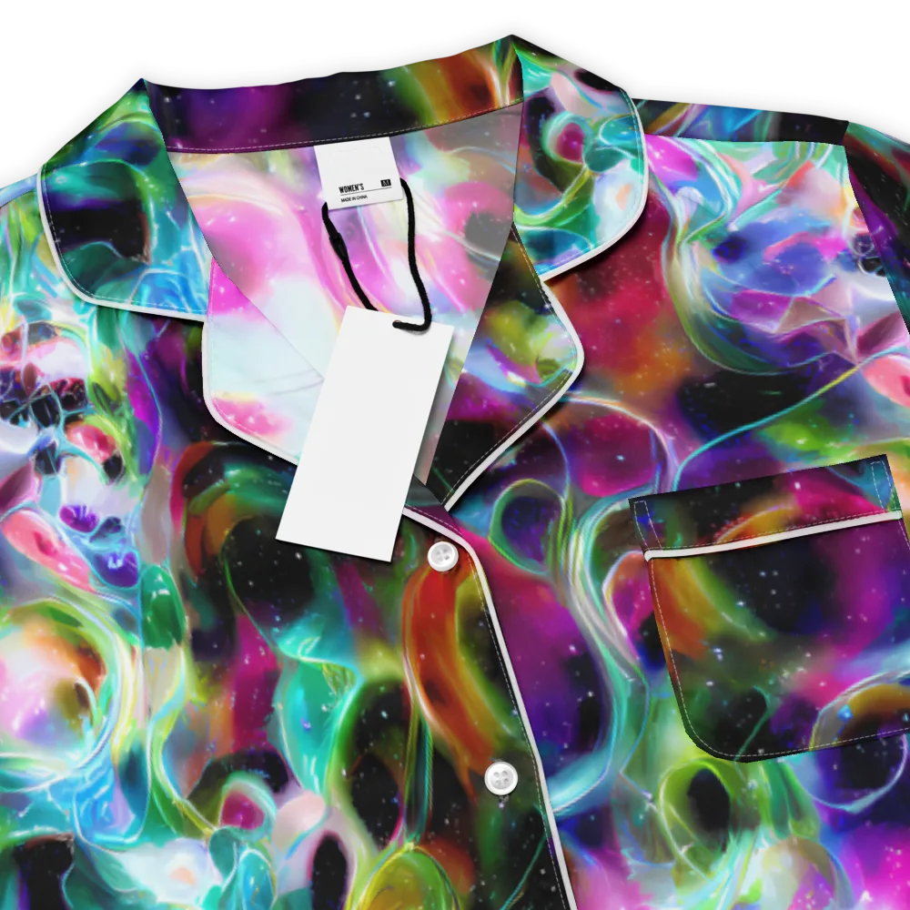 Starfire Marble on Women's Short Sleeve Pajama Top — Product details