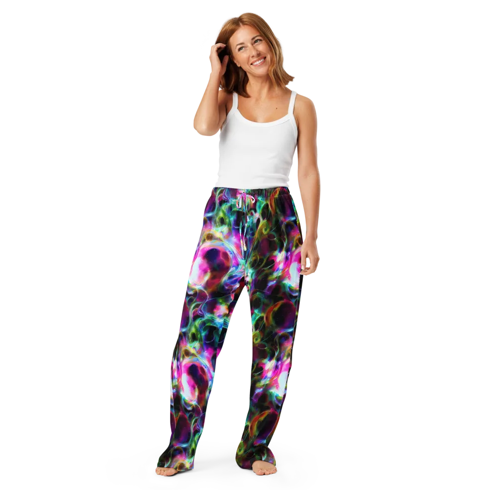 Starfire Marble on Women's Pajama Pants — Front