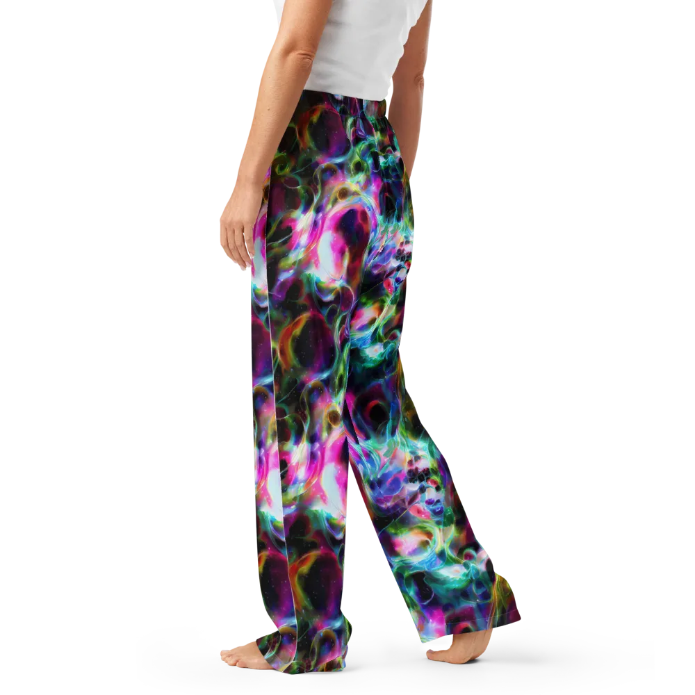 Starfire Marble on Women's Pajama Pants — Left