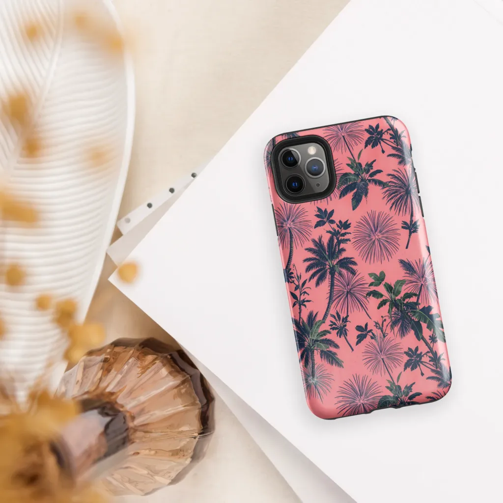 Coral Reverie on Tough Case for iPhone® — Front