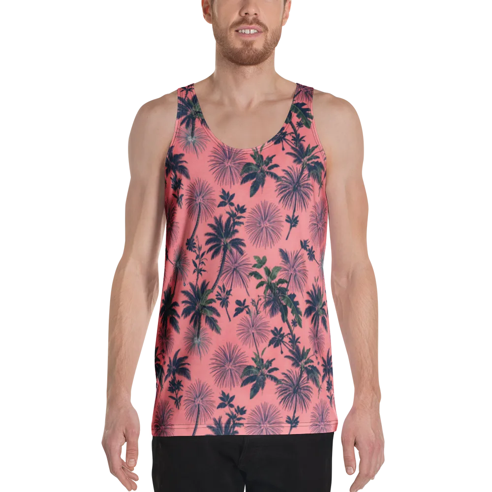 Coral Reverie on Men's Tank Top — Front
