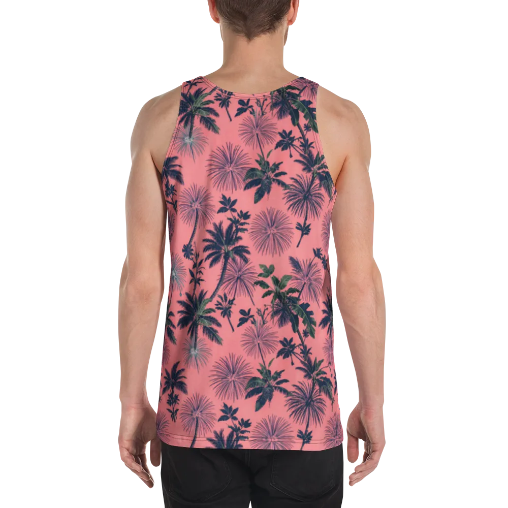 Coral Reverie on Men's Tank Top — Back