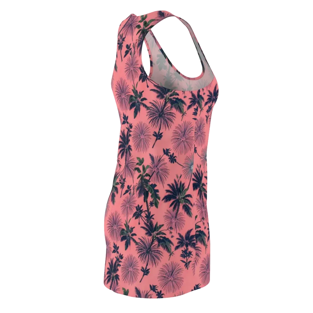 Coral Reverie on Racerback Dress — Back Side