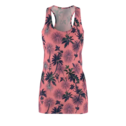 Coral Reverie on a Racerback Dress