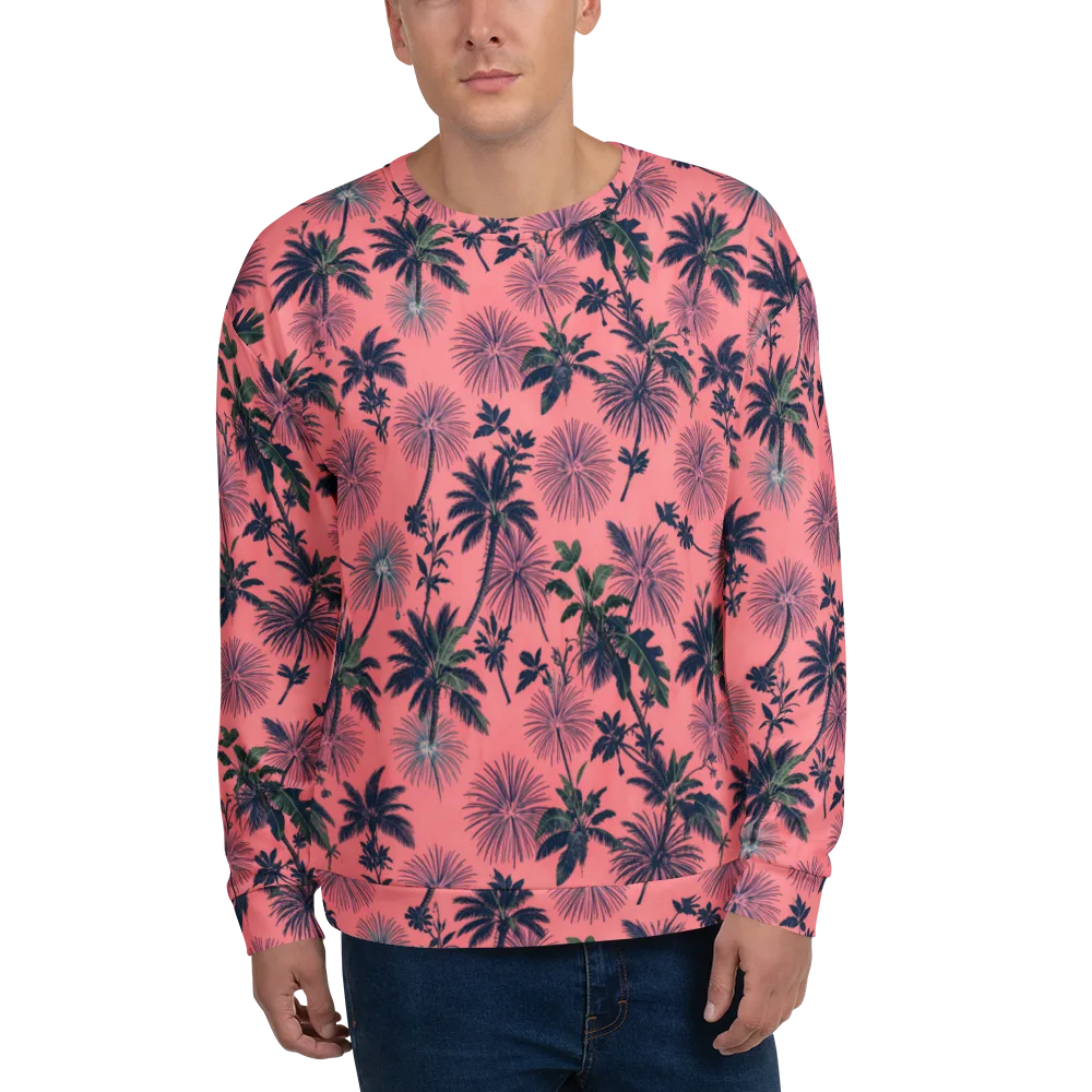 Coral Reverie on Sweatshirt — Front