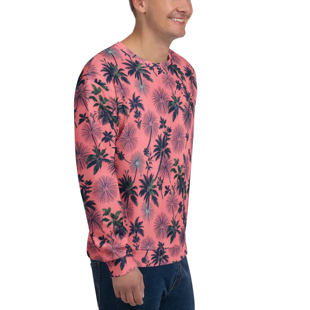Coral Reverie on Sweatshirt — Right Front