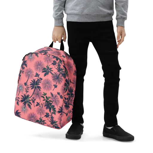 Coral Reverie on a Minimalist Backpack