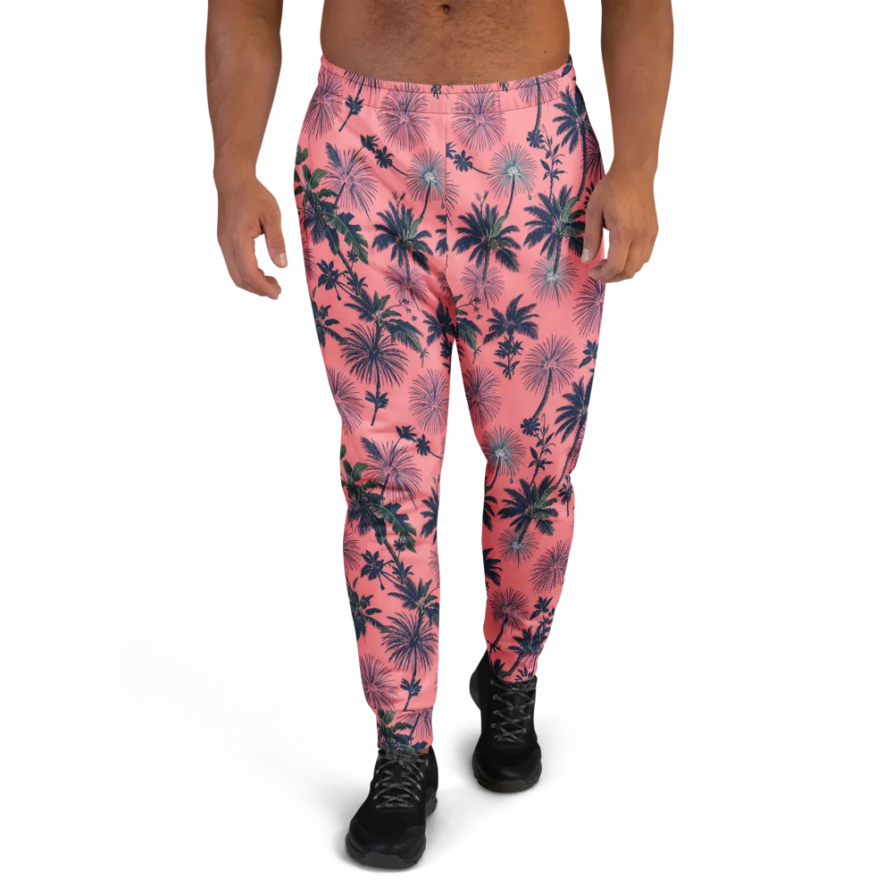 Coral Reverie on Men's Joggers — Front