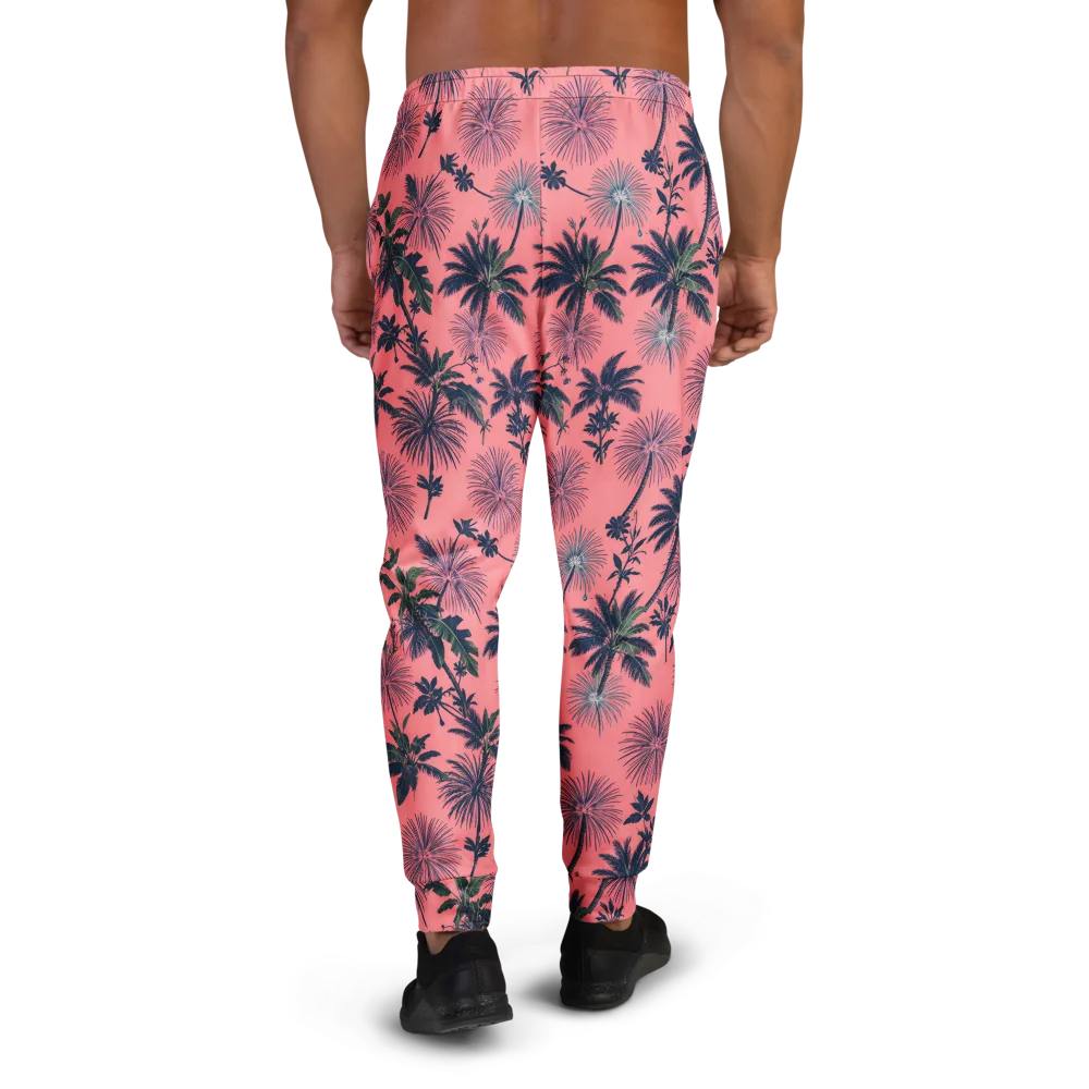 Coral Reverie on Men's Joggers — Back