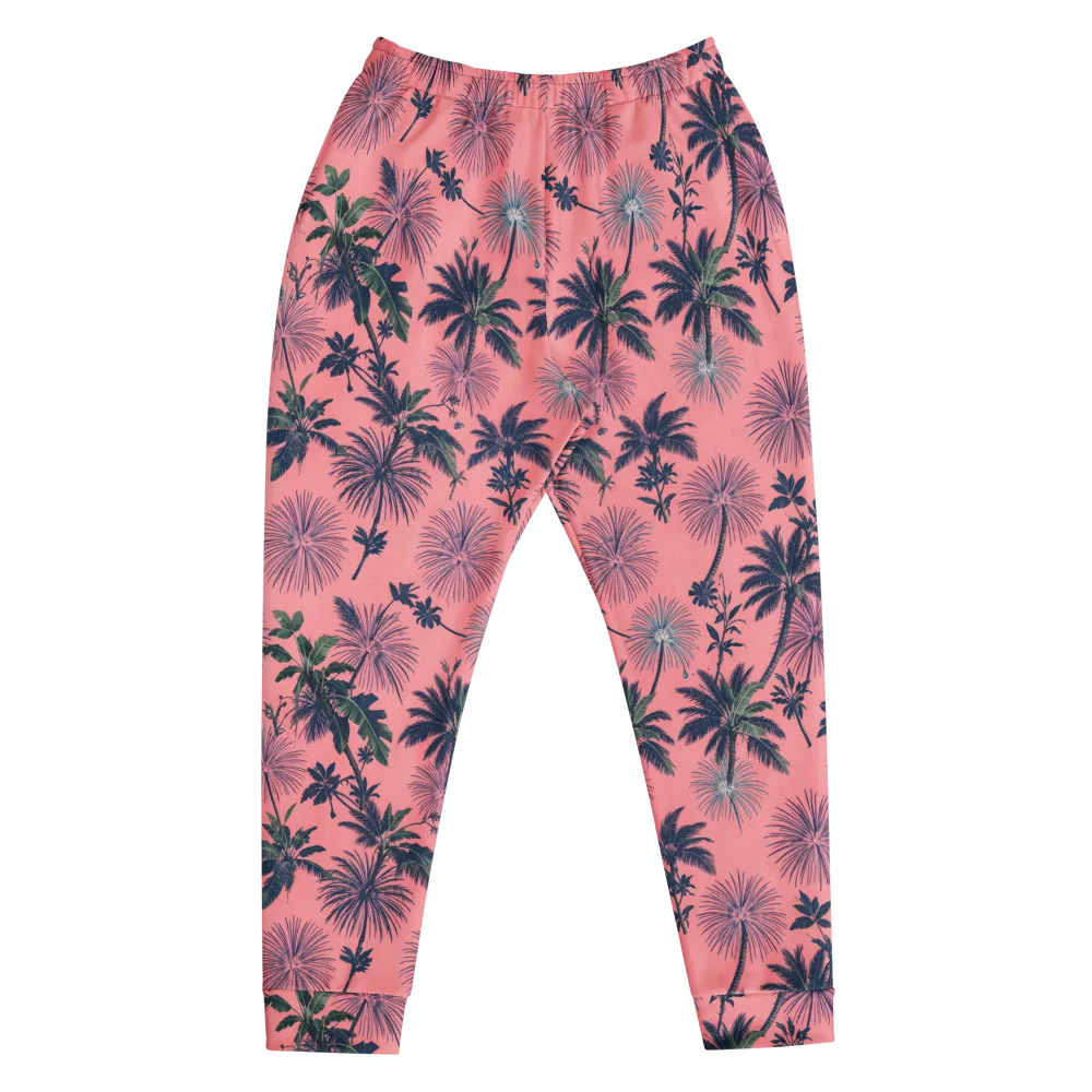 Coral Reverie on Men's Joggers — Front