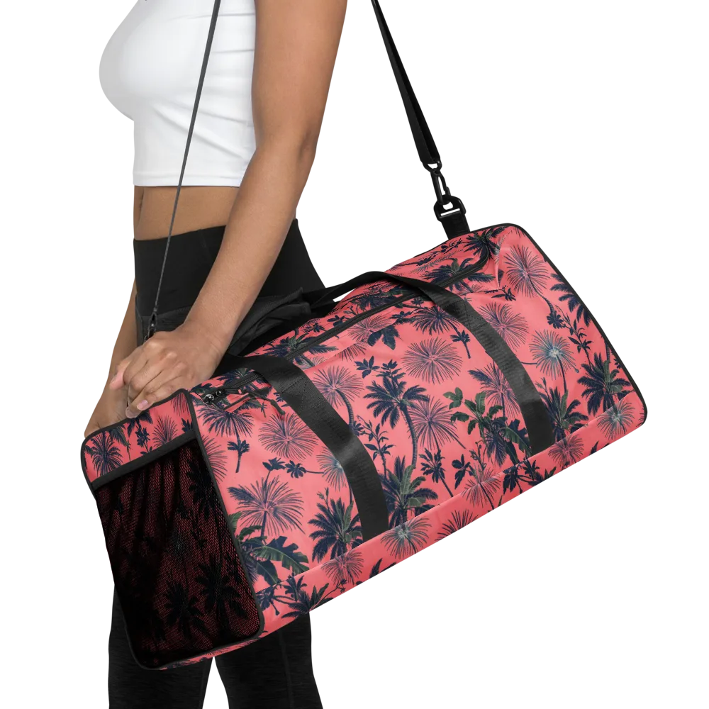Coral Reverie on Duffle Bag — Front