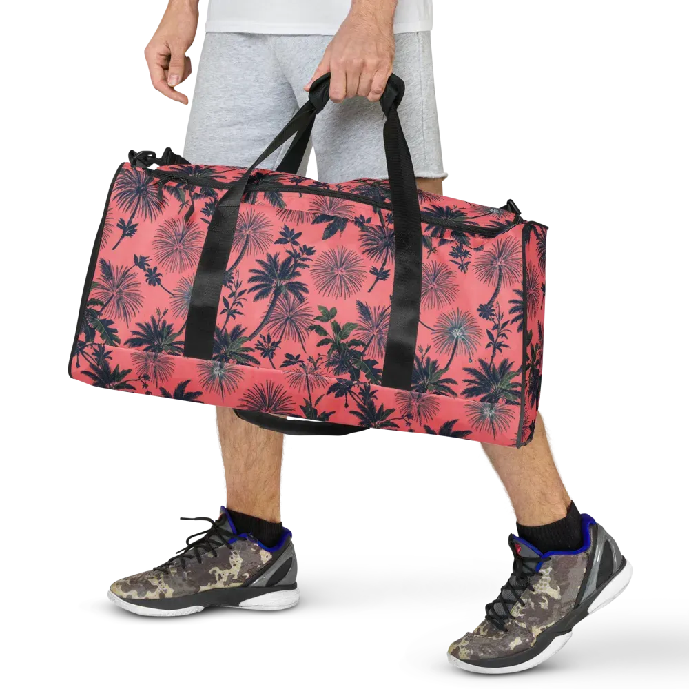 Coral Reverie on Duffle Bag — Front