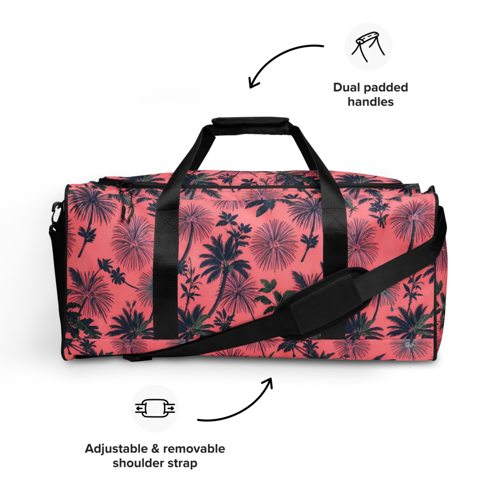Coral Reverie on Duffle Bag — Front