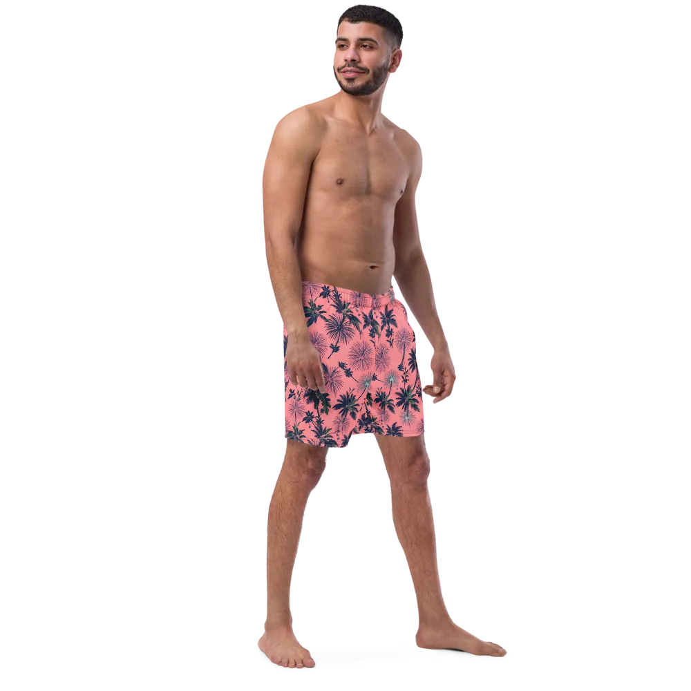 Coral Reverie on Swim Trunks — Right Front
