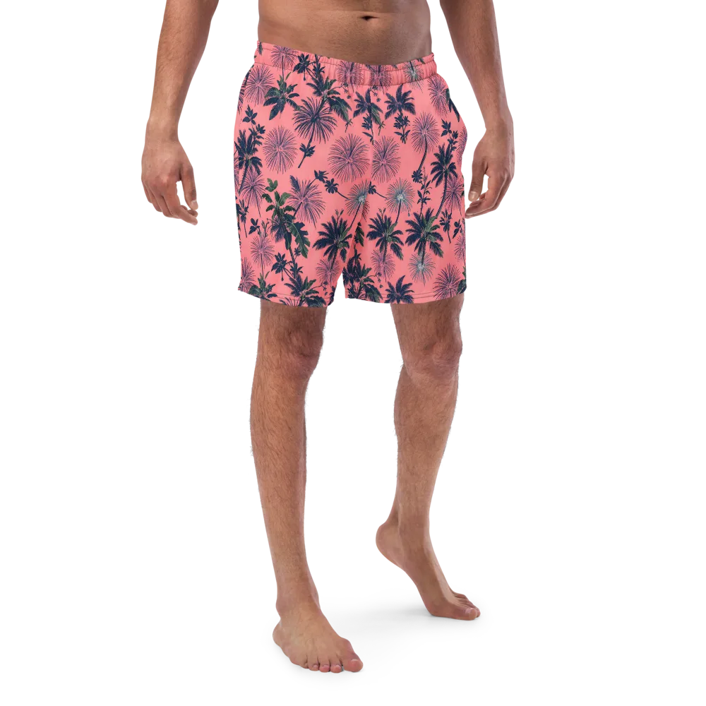 Coral Reverie on Swim Trunks — Front
