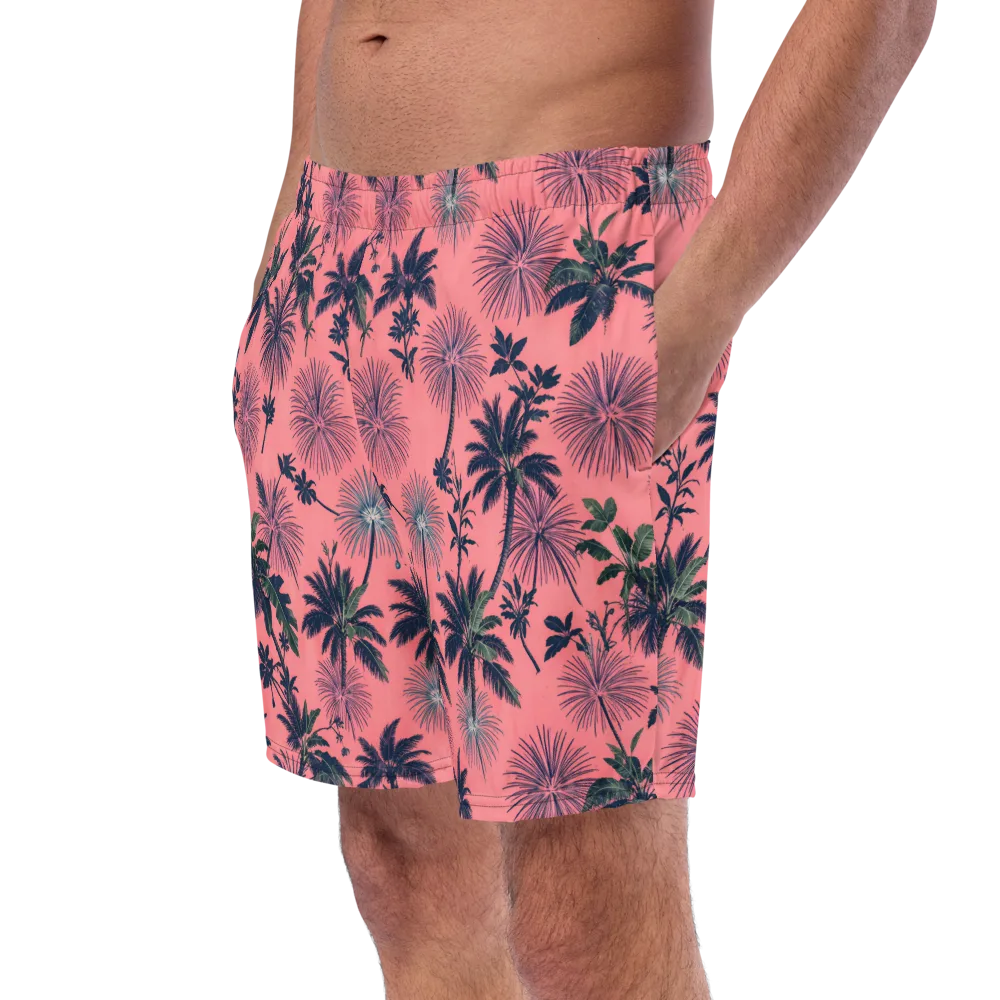 Coral Reverie on Swim Trunks — Left Front