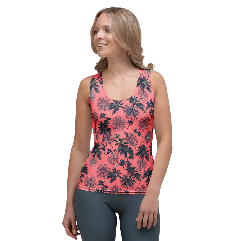 Coral Reverie on Women's Tank Top — Front