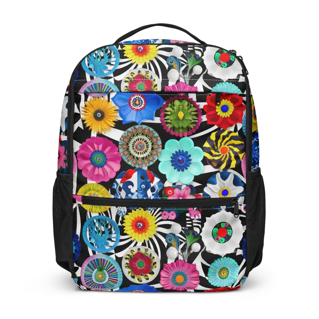 Chromatic Carnival on Utility Backpack — Front