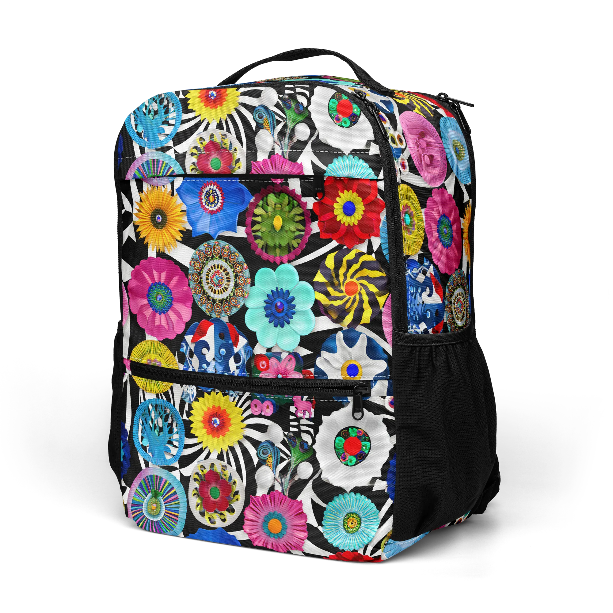Chromatic Carnival on Utility Backpack — Left Front