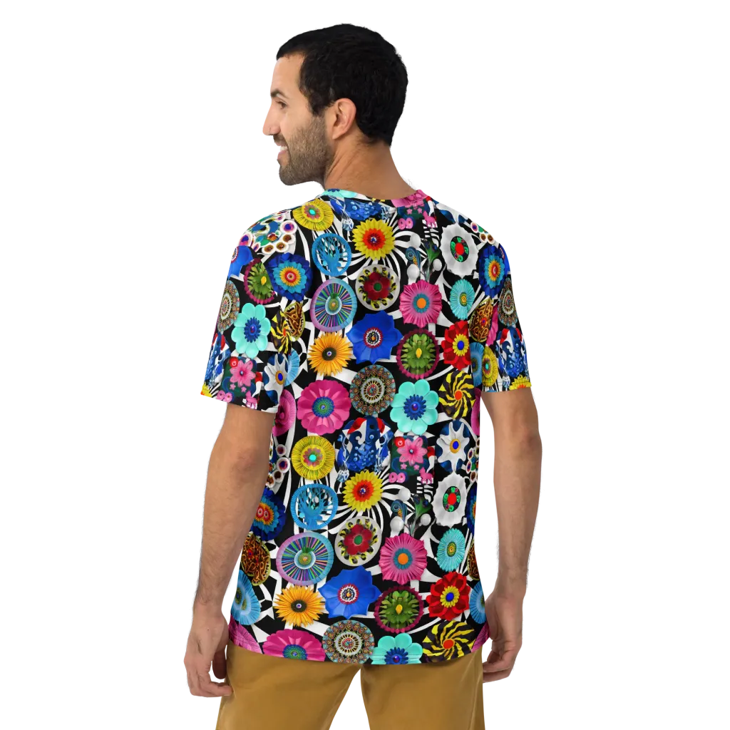 Chromatic Carnival on Men's Crew Neck T-Shirt — Back
