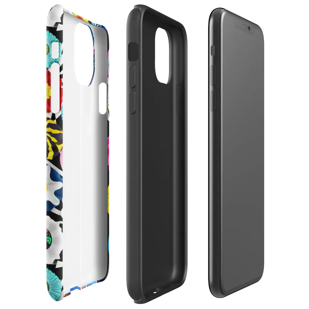 Chromatic Carnival on Tough Case for iPhone® — Right