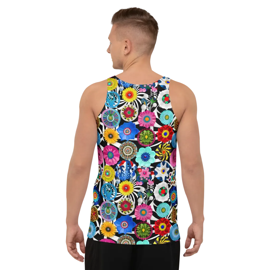 Chromatic Carnival on Men's Tank Top — Back