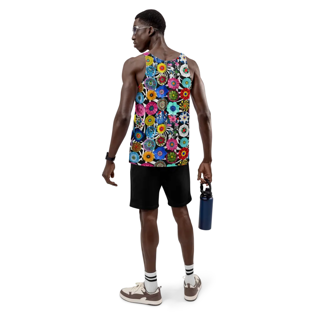 Chromatic Carnival on Men's Tank Top — Back