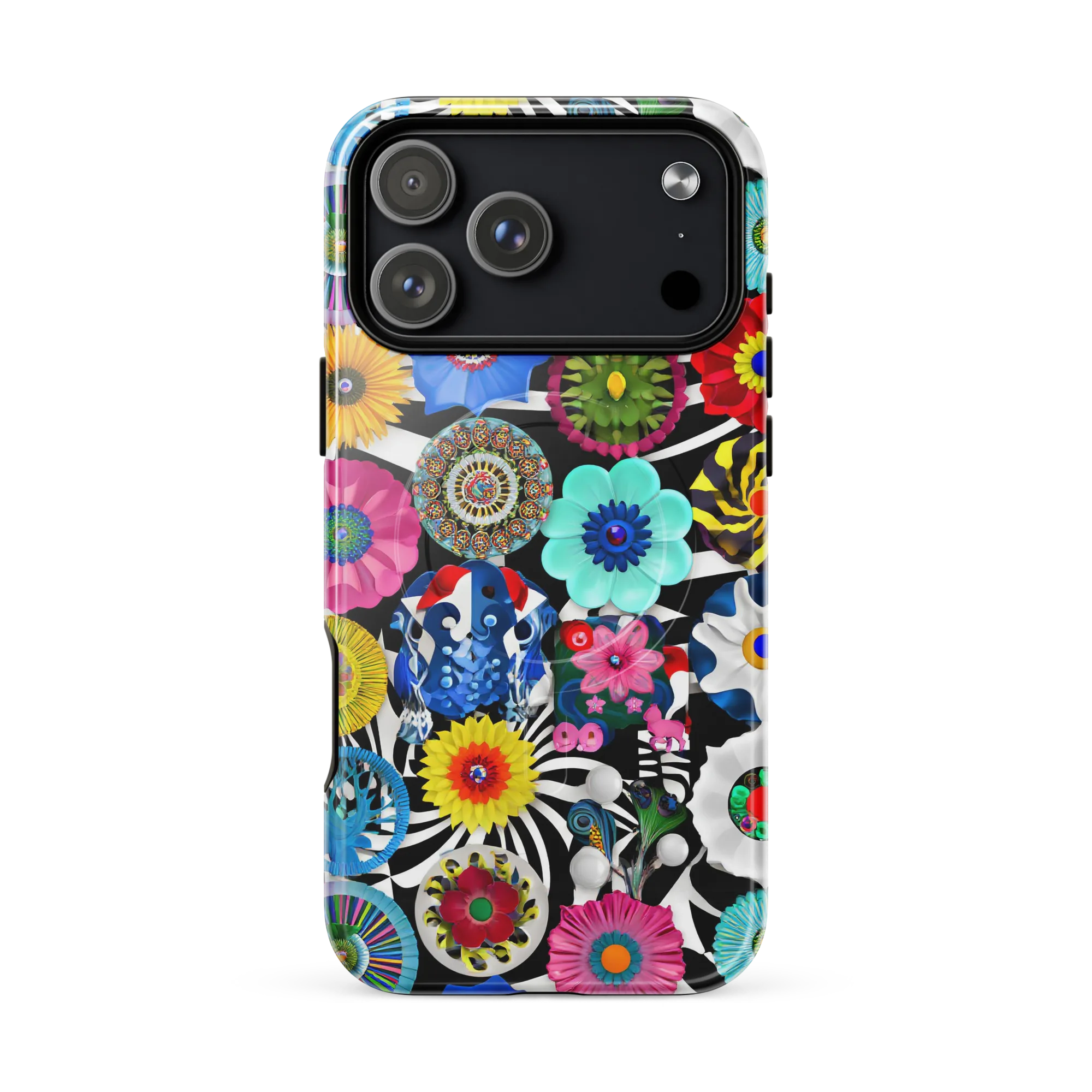 Chromatic Carnival on MagSafe Tough Case for iPhone® — Front