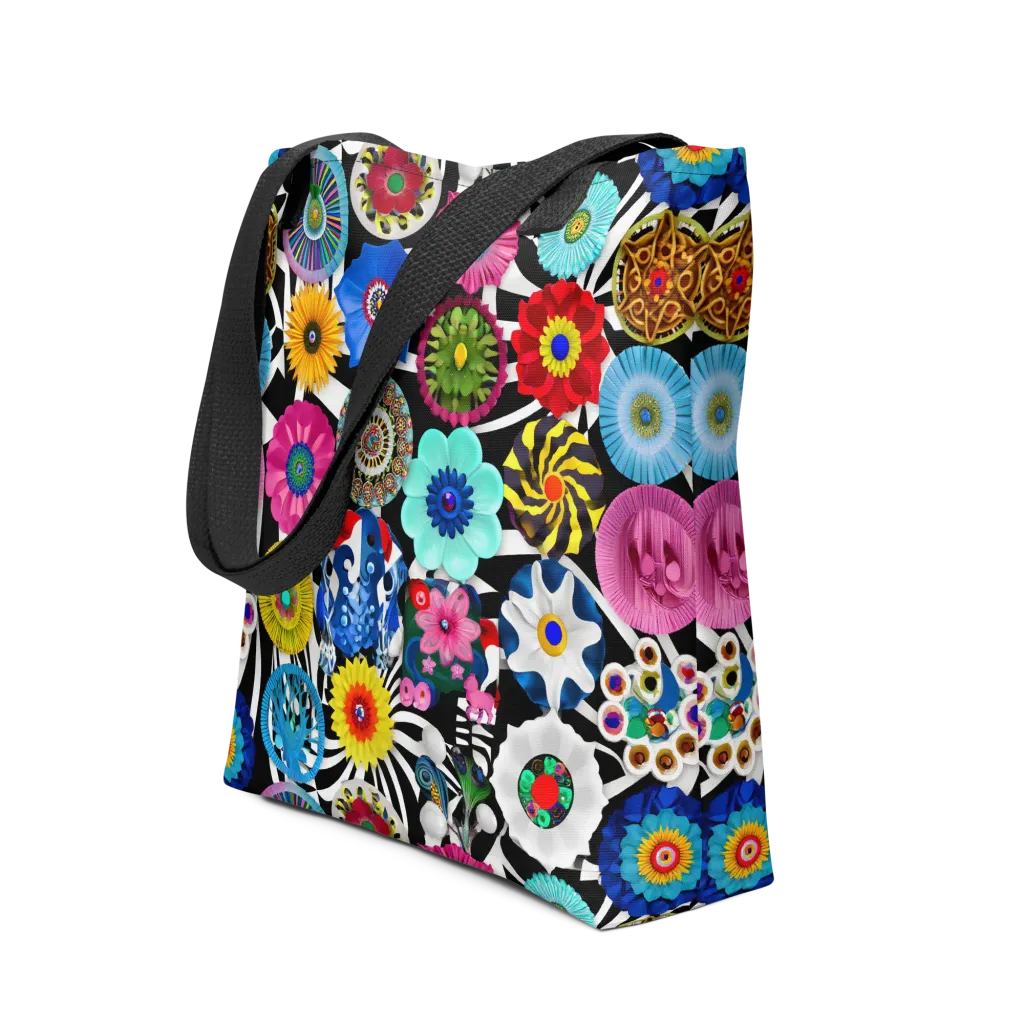 Chromatic Carnival on Tote Bag — Front
