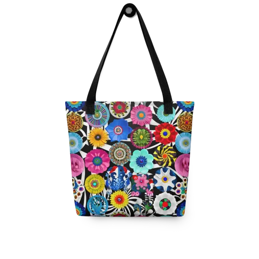 Chromatic Carnival on a Tote Bag