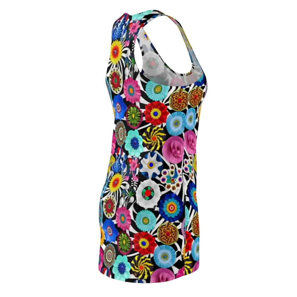 Chromatic Carnival on Racerback Dress — Back Side