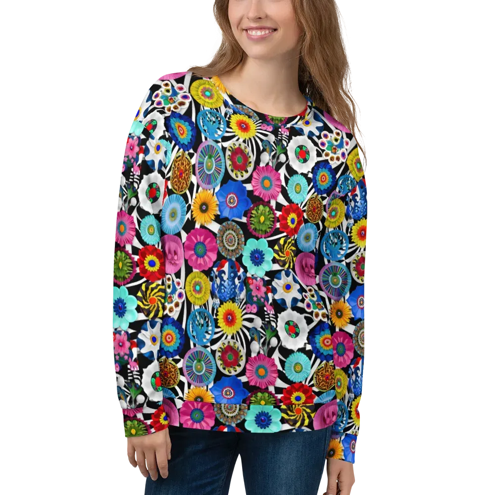 Chromatic Carnival on Sweatshirt — Front
