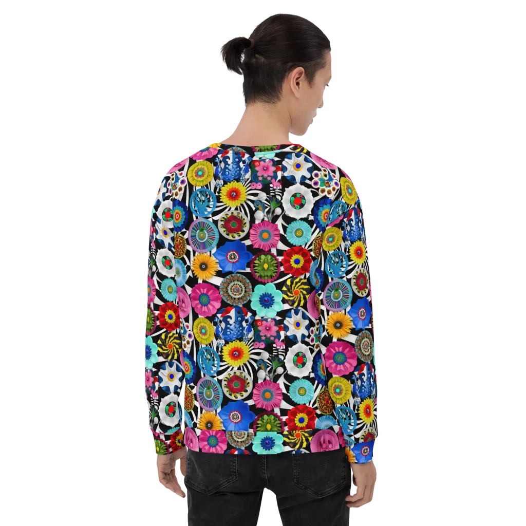 Chromatic Carnival on Sweatshirt — Back
