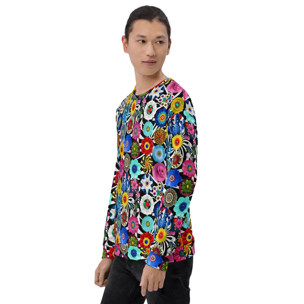 Chromatic Carnival on Sweatshirt — Left Front