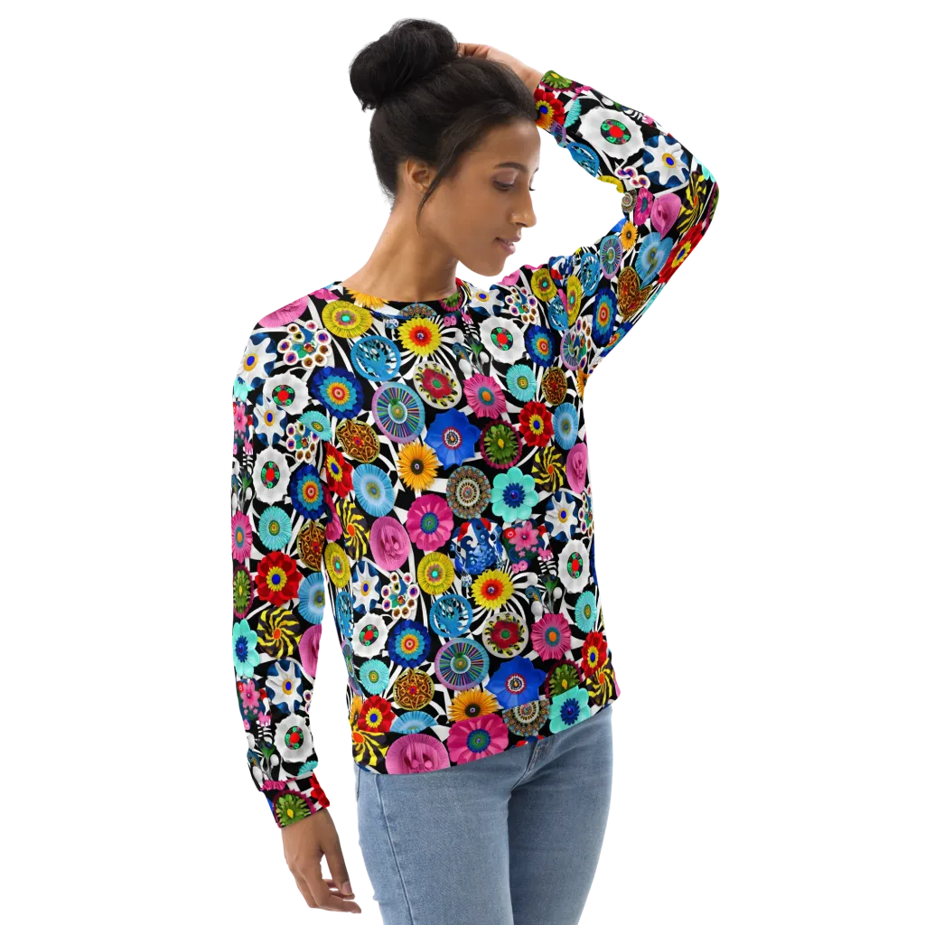 Chromatic Carnival on Sweatshirt — Right Front
