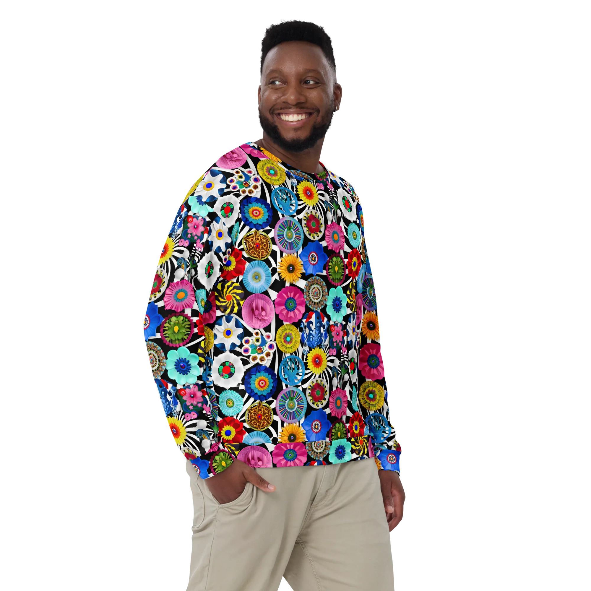 Chromatic Carnival on Sweatshirt — Front