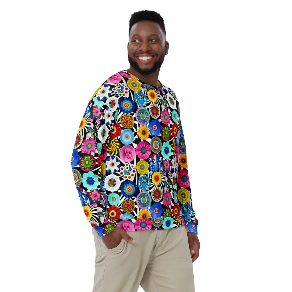 Chromatic Carnival on Sweatshirt — Front