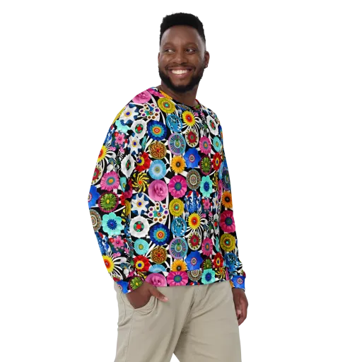 Chromatic Carnival on a Sweatshirt