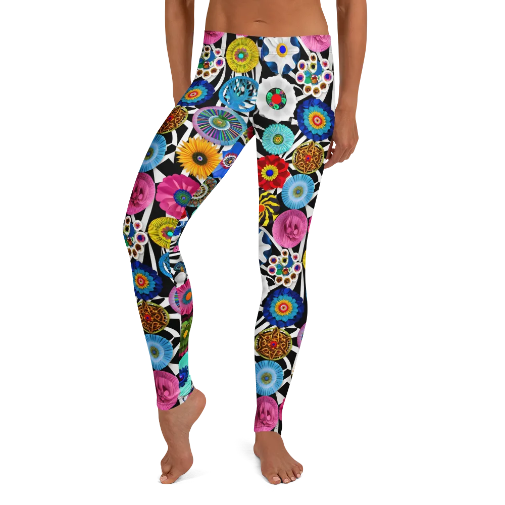 Chromatic Carnival on Leggings — Front