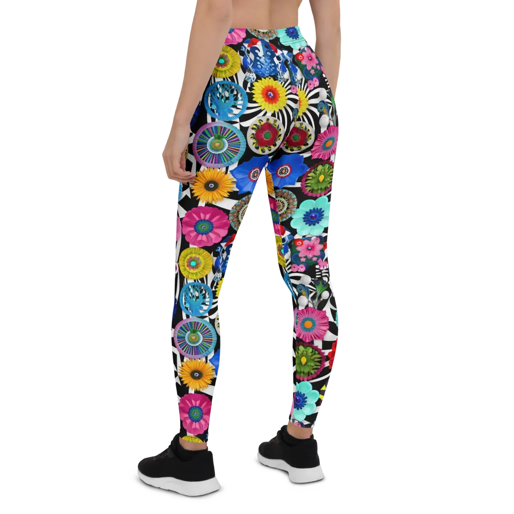 Chromatic Carnival on Leggings — Back