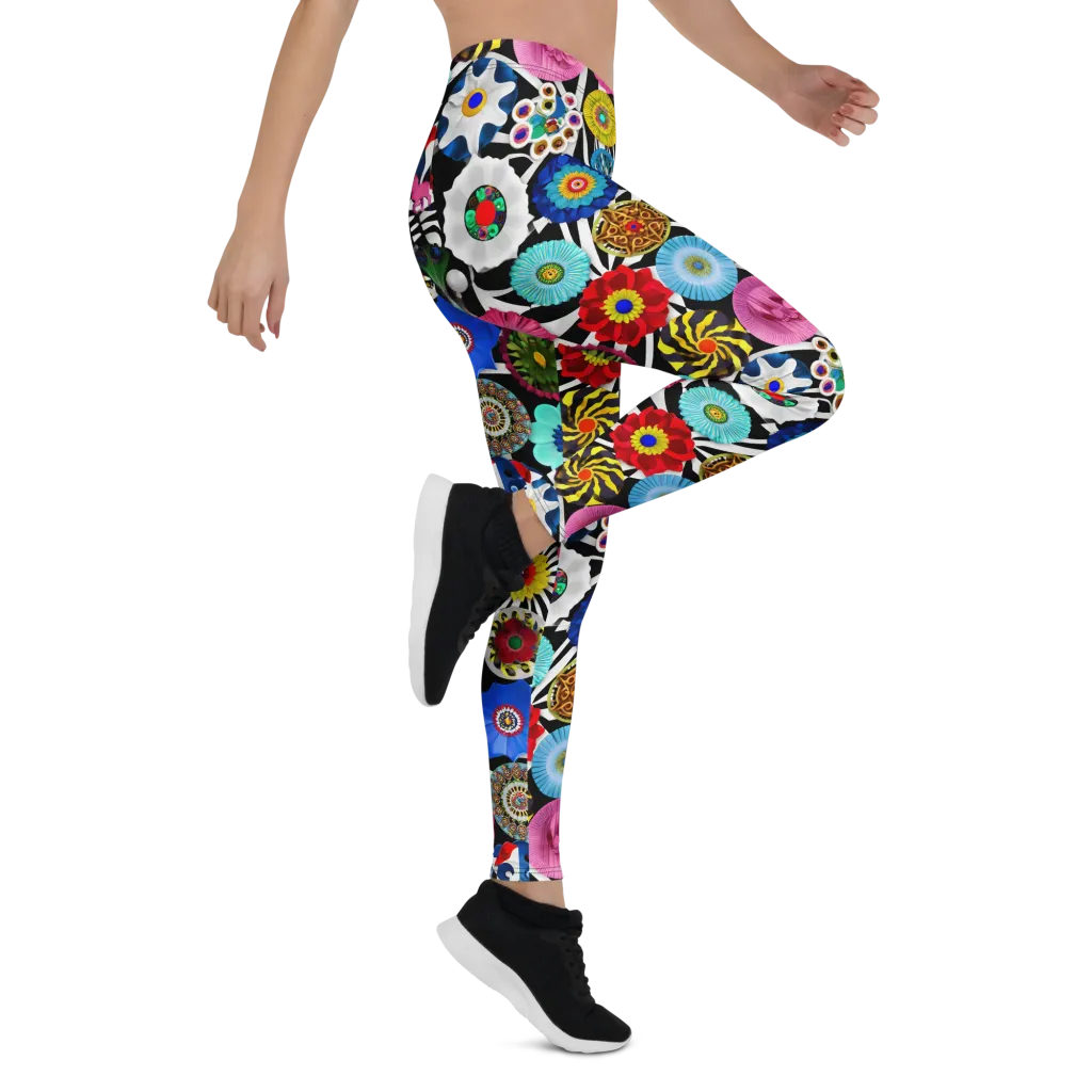 Chromatic Carnival on Leggings — Right