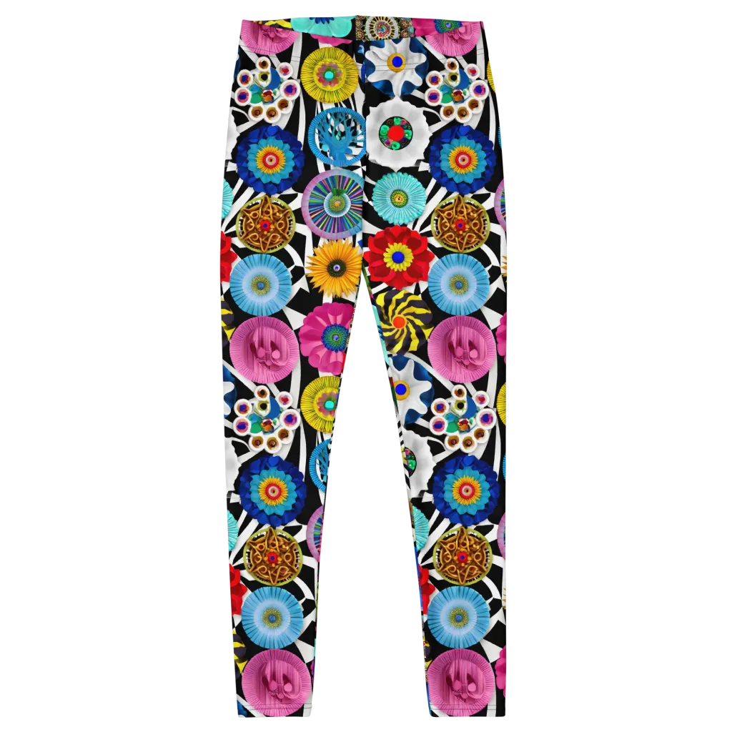 Chromatic Carnival on Leggings — Front