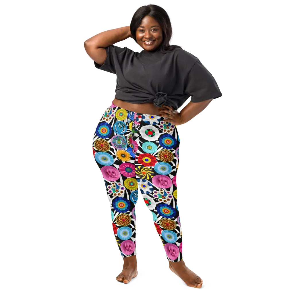 Chromatic Carnival on Leggings — Front