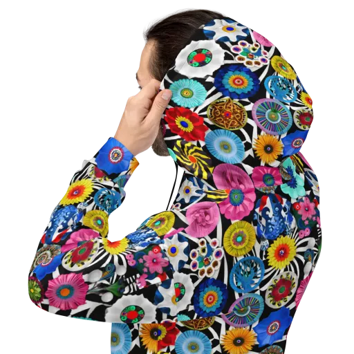 Chromatic Carnival on a Hoodie