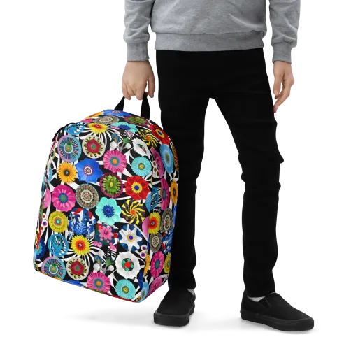 Chromatic Carnival on a Minimalist Backpack